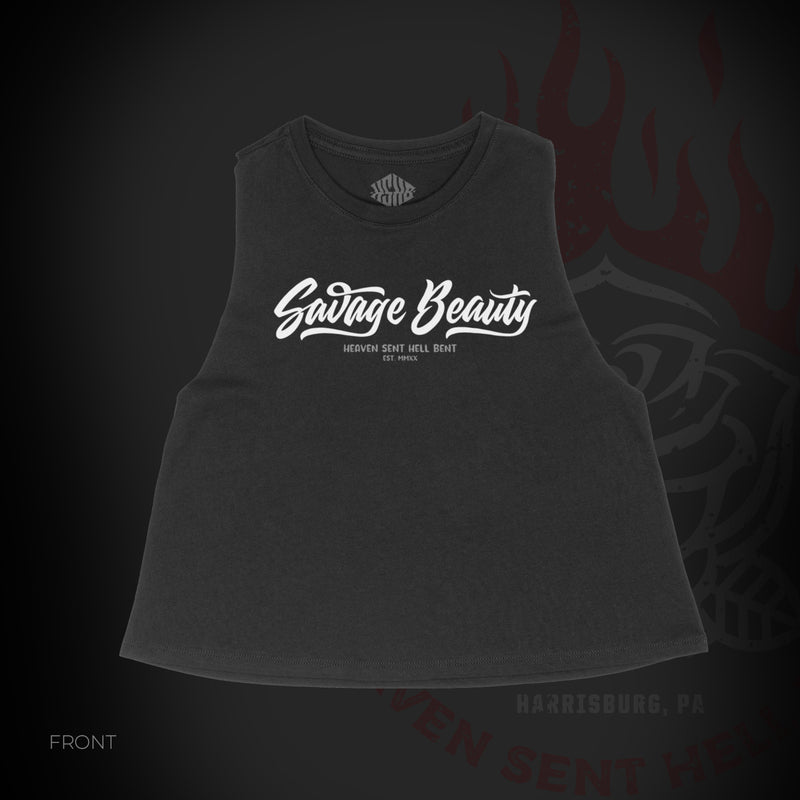 Savage Beauty Crop Tank
