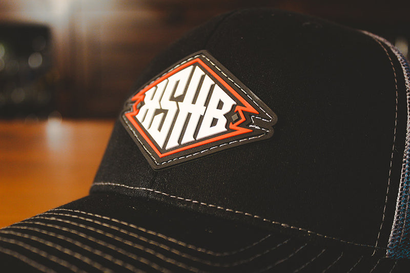 Pinstripe Black Trucker