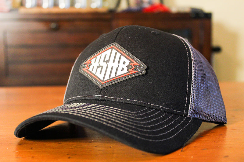 Pinstripe Black Trucker