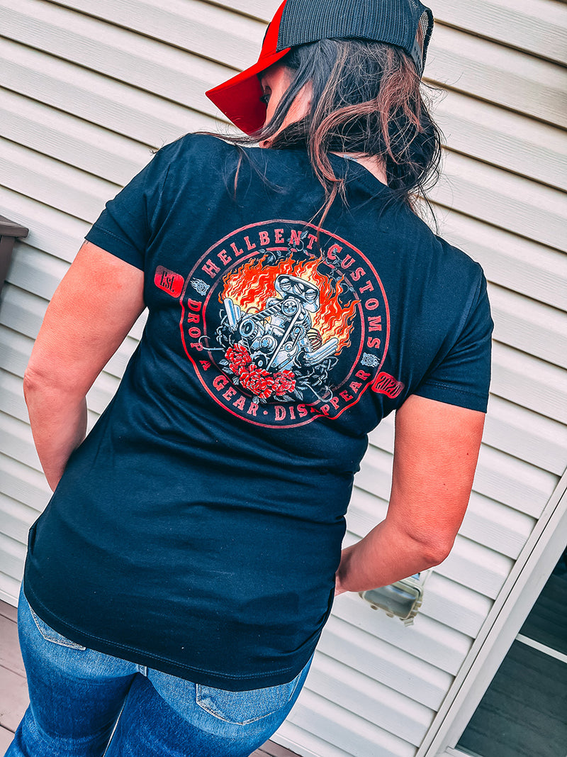 Ladies - Hellbent Customs "Drop A Gear and Disappear"