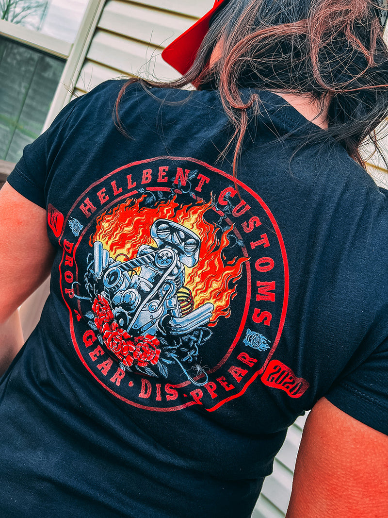 Ladies - Hellbent Customs "Drop A Gear and Disappear"