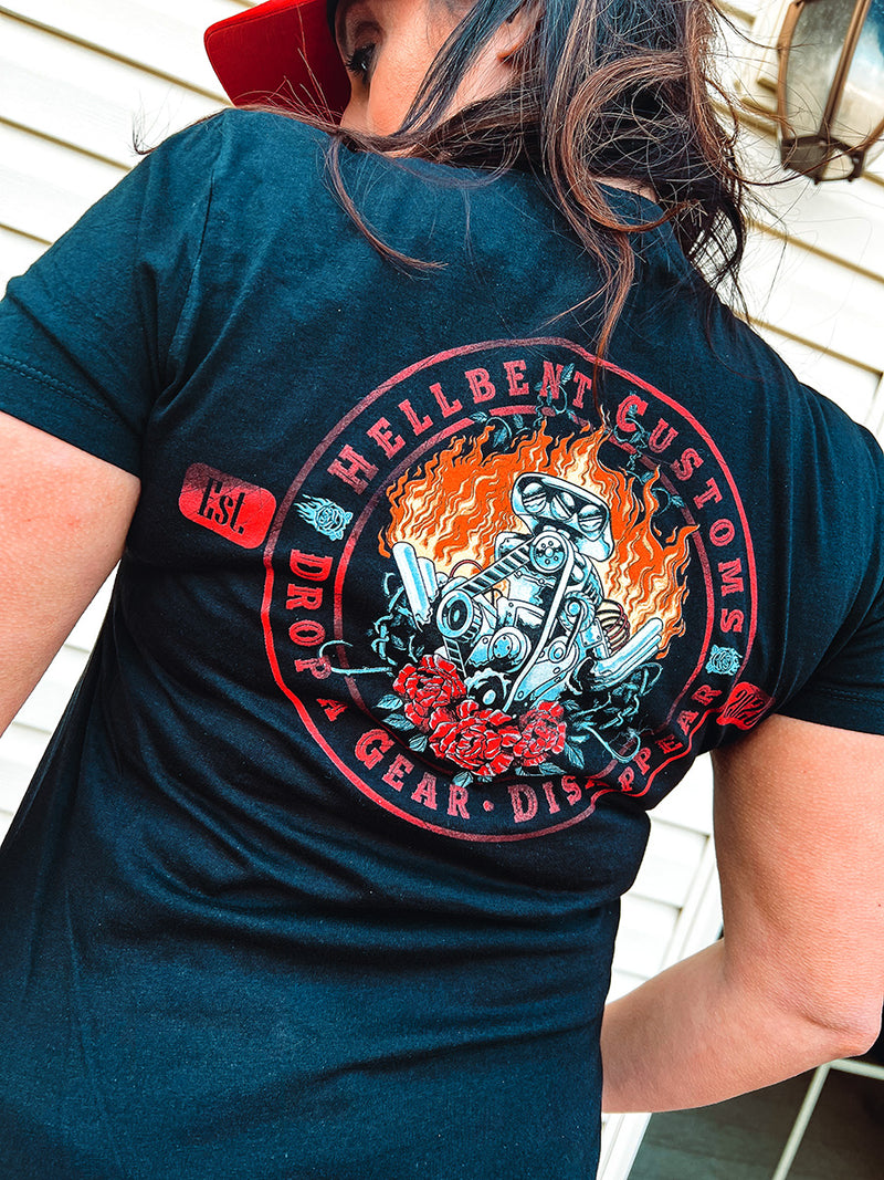 Ladies - Hellbent Customs "Drop A Gear and Disappear"