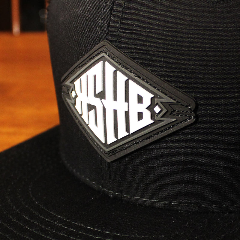 Blacked Out Flat Brim