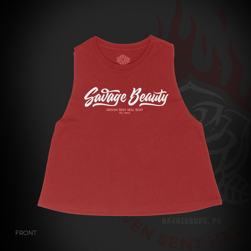 Savage Beauty Crop Tank