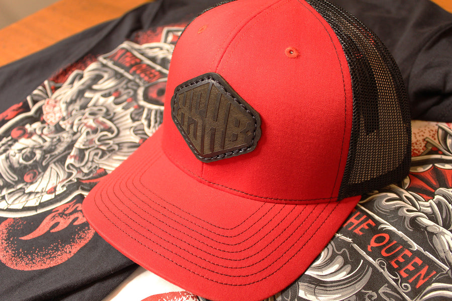 Red's Trucker Leather Patch Hat